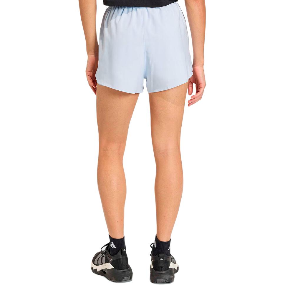Adidas Woven Solid Color Mid-Rise Casual Shorts Women shorts KE7395