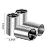 4Pcs Car Styling Metal Tire Valve Stem Caps Rim Accessories Cover For Mitsubishi Outlander Lancer ASX RALLIART Eclipse L200 EVO