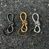Y2K Punk Star Oval Essential Icon Carabiner Keychain Mountaineering Car Key Ring Gothic Backpack Decor