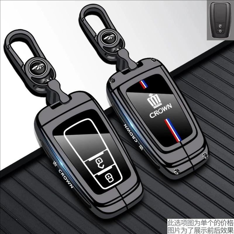 Car Key Cover For Toyota Hilux 2024 Yaris Corolla 2023 Rav4 2021 CHR Revo Auris Innova Highlander Venza Fortune Key Holder WI2