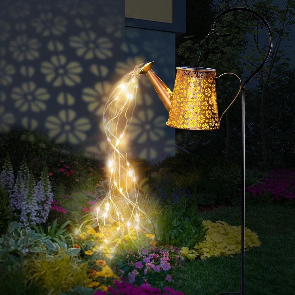 Lanternes Solaires,Arrosoir Lumière Suspendue Extérieur Solaire Jardin Lumières Étanche Paysage