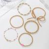 Geometric Pearl And Cross Multilayer Bracelet For Women With Handmade Craftsmanship