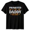 Personalised Mens Promoted To Daddy Funny Fathers Day T-Shirt Tee Best Dad 1#FD