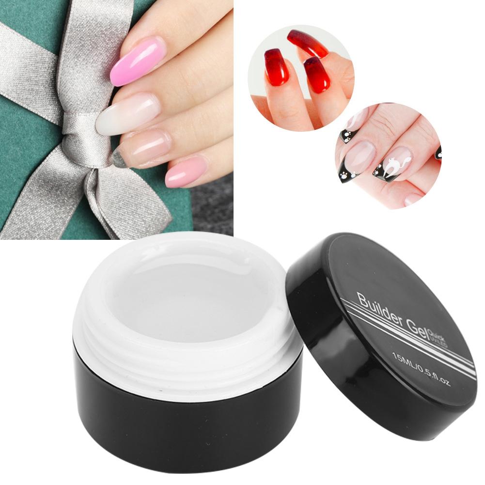 Nail Extension Gel Adhesive Glue Fake Nail Tips UV Gel Builder 21