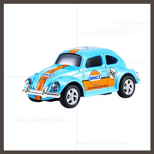 Retro Alloy Beetle Toy 1:64 Mini Car 2.4G Remote Control Long Battery Life Wireless Car Kids Gift Ideal For Home And Outdoor Toy