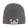 Unisex Rib Knit Cuffed Beanie Demon Slayers anime Accessories Warm Winter Skullies Knitted Caps  Beanies Skullies