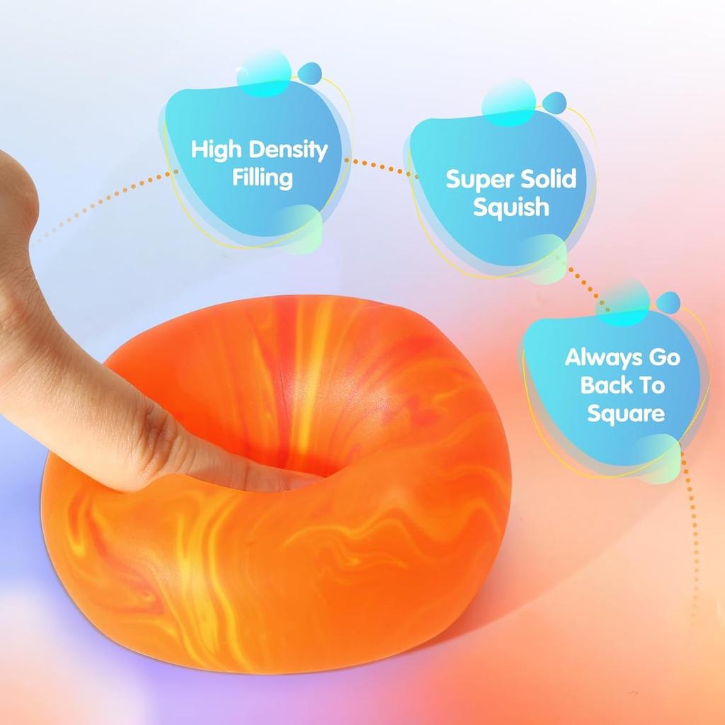 Cubo antistress Squishy Toys Fidget Squeeze Square per bambini e adulti, zucchero di malto a lenta risalita, giocattolo sensoriale per alleviare ansia, stress e ADHD