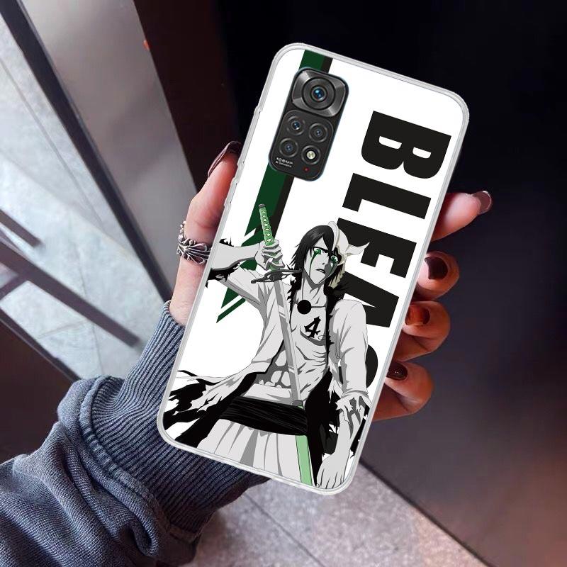 Anime Bleach Ichigo Kenpachi Phone Case For Xiaomi Redmi Note 10 11 12 13 14 15 Pro Plus 11S 12S 14S 11T 11E 10S Soft TPU Back C