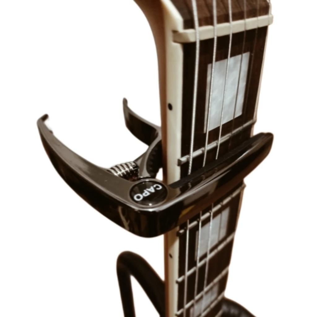 Гітара Capo Metal 1PCS з алюмінієвого сплаву гітарного тюнера Затискач професійний ключ Тригер Capo для акустичних електричних музичних інструментів