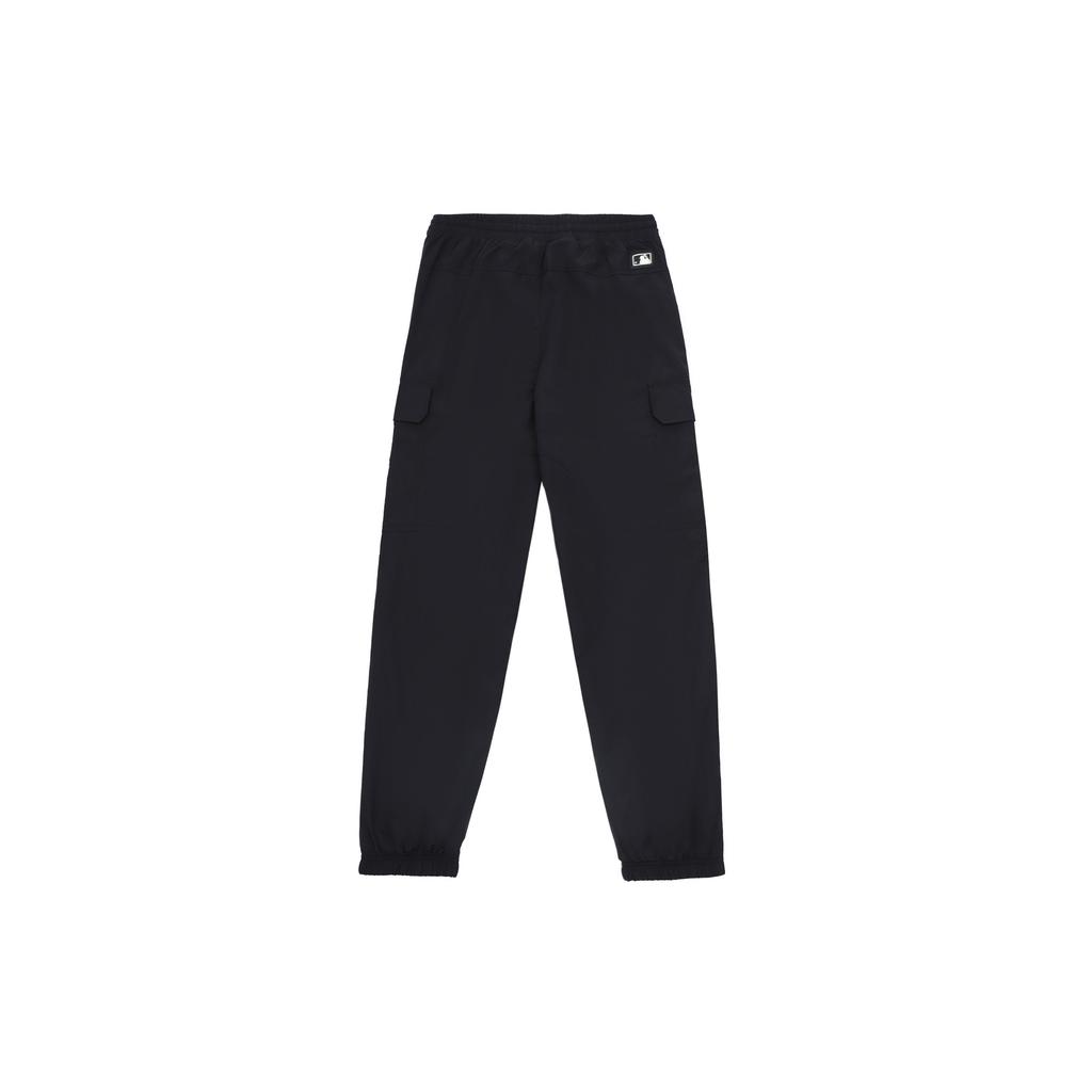 MLB New York Yankees Workwear Woven Tapered Knit Joggers Unisex Joggers Black 3AWP09014-50BKS