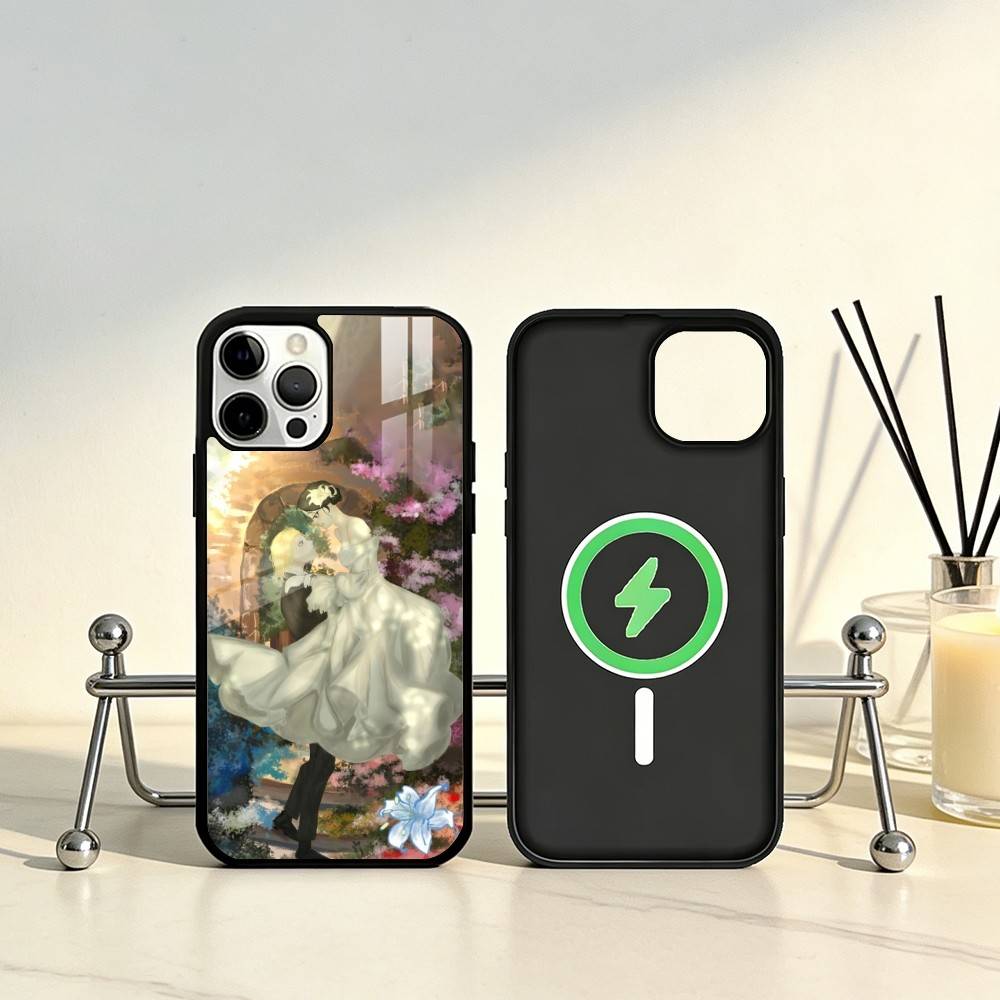 

Love T-Through a Prism Phone Case For iPhone17,16,15,14,13,12,11 Plus,Pro Max Magnetic For Magsafe Wireless Charging iPhone16PRO