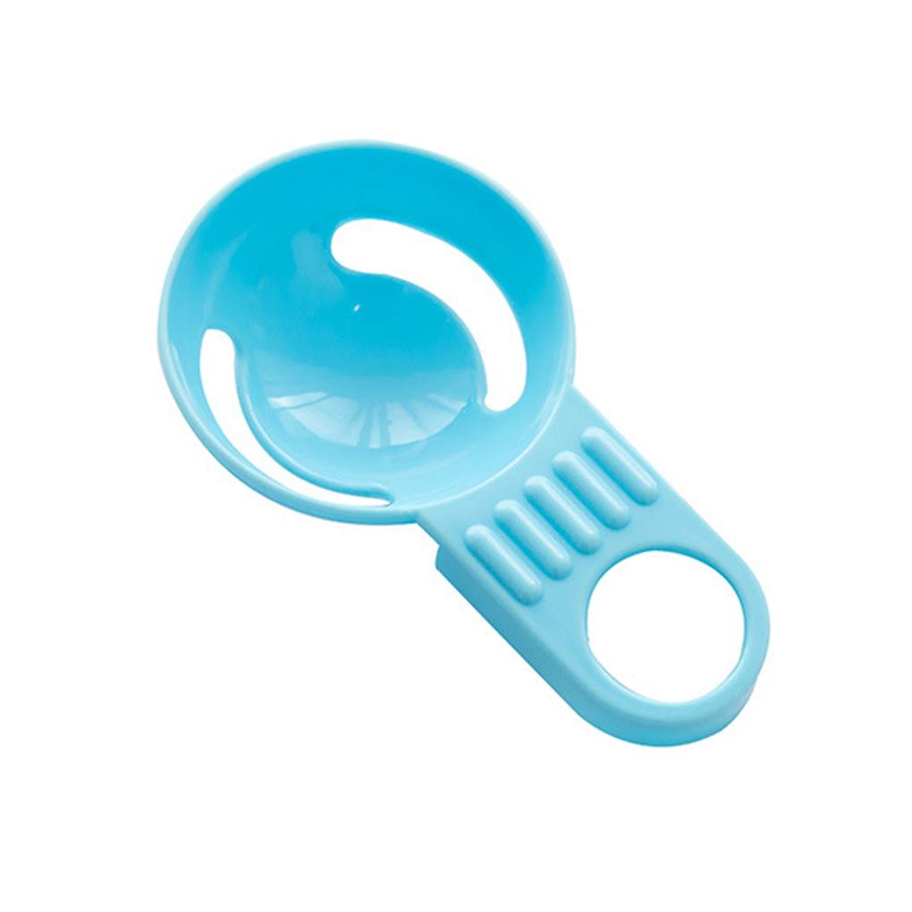 

Гачок для розділення яєць Короткий Простий у використанні Сепаратор для білків яєць Порожнистий легкий роздільник Інструмент для витягування омлетів Мафіни синій