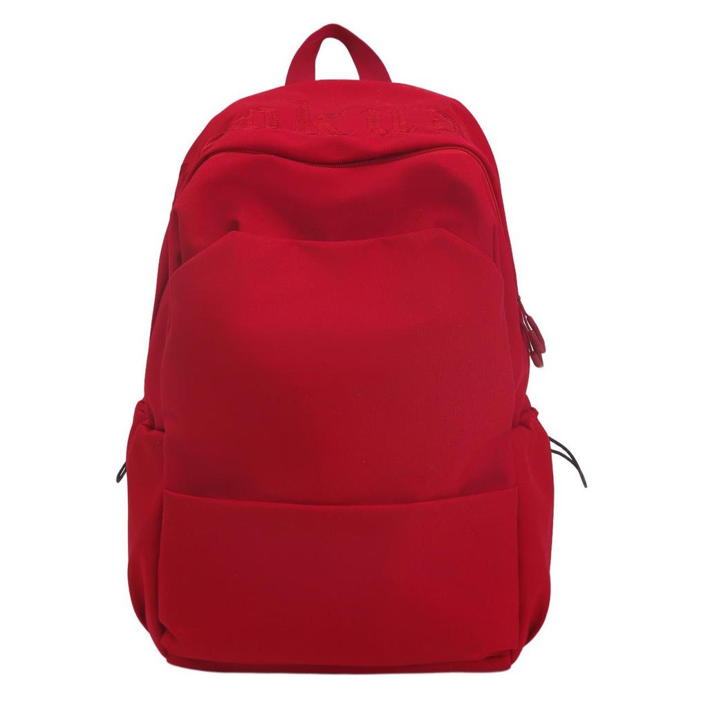2025 Neuer Stil Minimalistischer Rucksack: Schulranzen mit großer Kapazität für Mädchen der Unter- und Oberstufe - Einfarbig, perfekt für kurze Ausflüge
