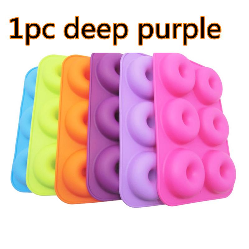 Silicone Donut Mold Baking Pan Non-Stick Baking Pastry Chocolate Cake Dessert DIY Decoration Tools Bagels Muffins Donuts Maker