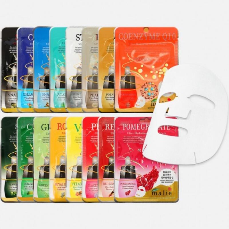 16 видов увлажняющих масок-патчей collagen