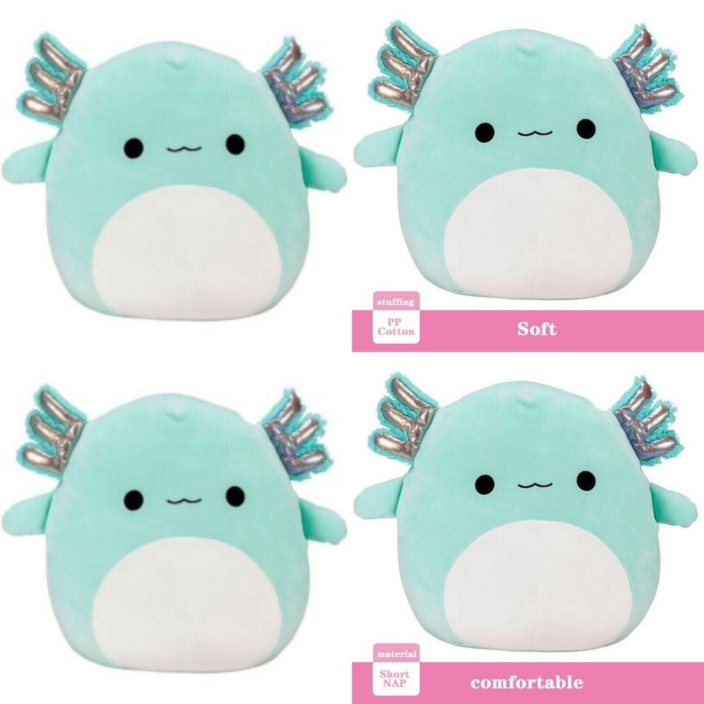 Cute 8" And 16" Plush Axolotl Teal Green Anastasia Doll Perfect For Soft Toy Collectors