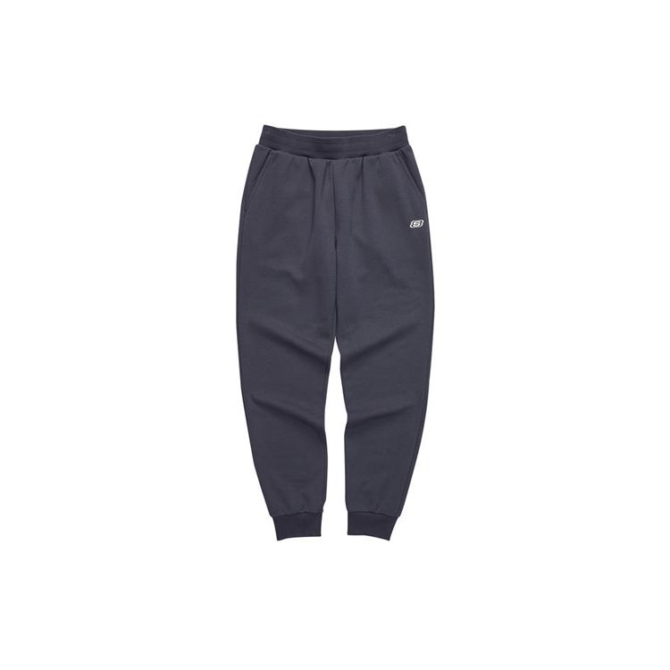 Skechers Solid Color Cuffed Loose Knit Sports Pants Women bottoms Black Gray L121W241-01N5 XL