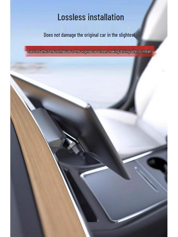 Tesla Model 3/Y Console Screen Swivel Mount - Adjustable for Multiple Angles