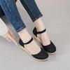Women's Summer 2025 New High Heel Sandals - Casual One-strap Korean Style Slope Heel