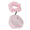 Drink Cover Scrunchie Set Waterproof Powder Prevention Drink Protector Cover Scrunchie for Cup Glass Pink