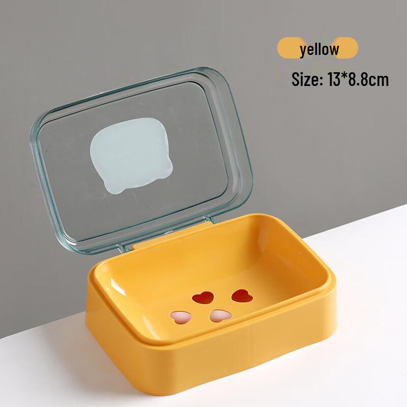 YIXI Wall-Mounted Soap Dish with Lid