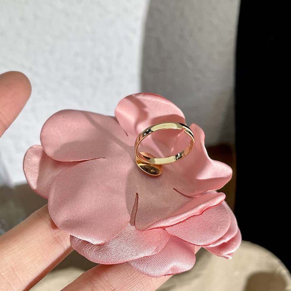 Jewelry Accessories Flower Ring Korean Style Cloth Flower Rings Sweet Flower Open Ring Streetwear