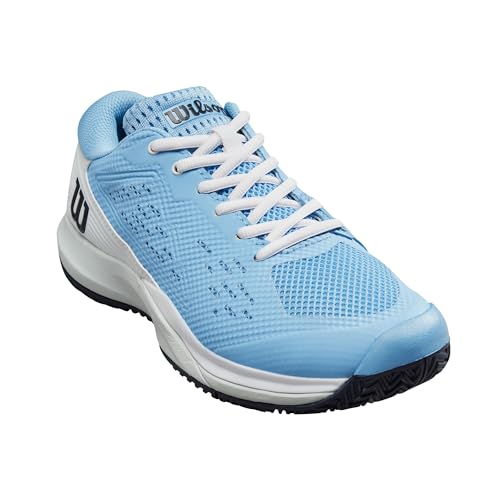 Wilson RUSH PRO ACE OMNI W Tennis Shoes, Women's, Bonnie Blue/Ballad Blue/Nazy Blazer, Size 26.0 cm, 2E