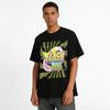 Y2K Style Flash Sale Graphic Print Tshirt Retro Y2K Aesthetic Winged Heart Star Pattern Casual Tee Pure cotton T-shirt