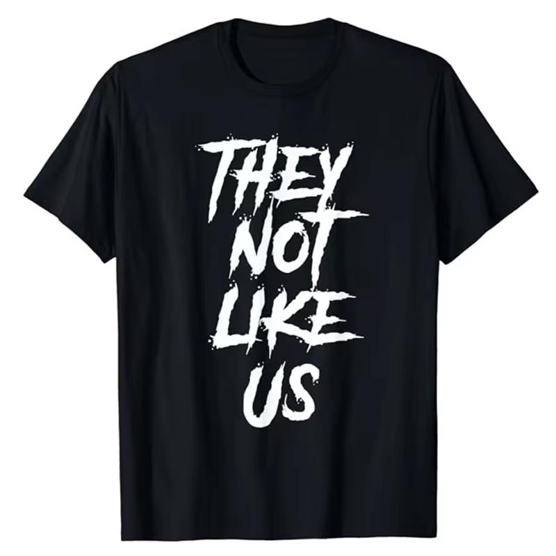Streetwear Kendrick Lamar They Not Like Us T-Shirt New Song Album Tees RAP HIP HOP Oversize Fans Gift Unisex Fashion Casual Tops
