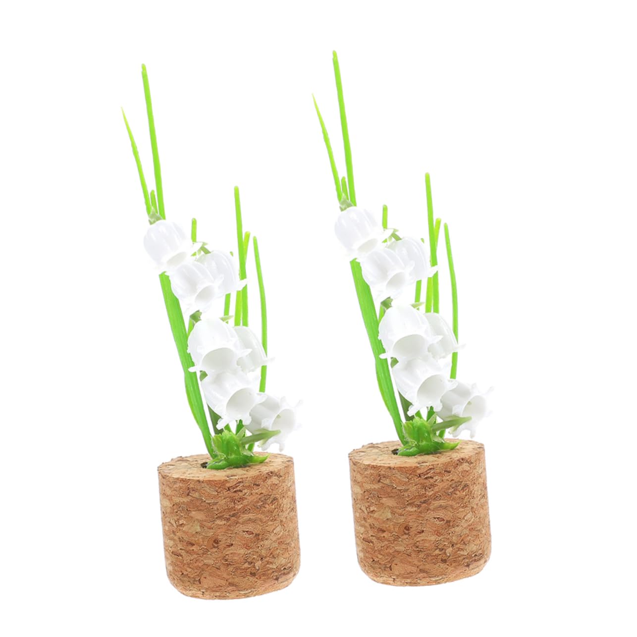 

Mipcase 2pcs Succulent Green Potted Plants Car Air Vent Cute Air Vent for Car 8.00X6.50X2.30CM