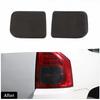 2x PVC Exterior Reae Tail Light Protective Film Cover for Jeep Compass 2011-2016