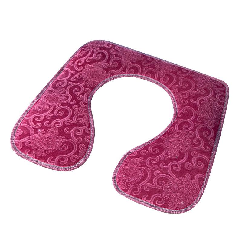 Warm Corduroy Elderly Toilet Seat Cushion