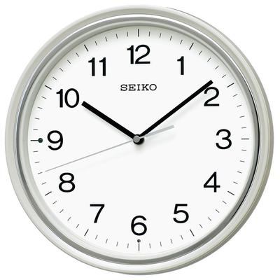 Clock Wall Clock Radio Analog White Pearl Diameter KX252W 27.5x4.7cm