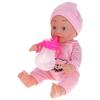 Baby Doll 30 cm Set with Bottle and Sleepsuit - pink