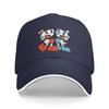 Classic Hot Game Cartoon Cuphead Mugman Baseball Cap for Men Women Breathable Dad Hat Sun Protection