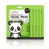 5pcs SADOER Cartoon Fresh Fruit Facial Masks Moisturizing Soothing Brightening Hydrating Face Mask for Facial Skin Care