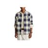 Polo Ralph Lauren FW23 Color Block Plaid Long Sleeve Shirt Men shirts Navy-Blue 710855198-004