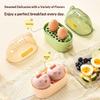 Automatic Power Off Egg Cooker Cute Cat Shaped Electric Egg Steamer Boiler BPA Free for Dorm Student Breakfast Prep