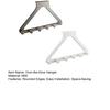 Over-the-Door Hanger Heavy-Duty 6 Hooks Hanger Space-Saving Organizer Over The Door for Coats Hats Scarves Towels Bedroom Bathroom Entryway