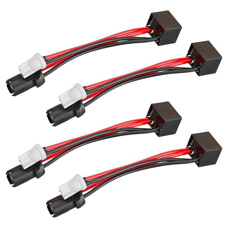 

4pcs T10 W5W LED Parking Headlight Light Canbus Error Warning Canceller Decoders