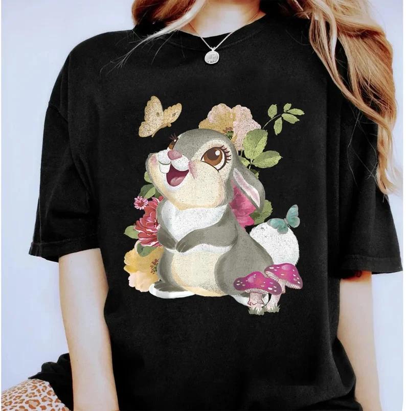 Bambi Thumper Vintage Floral Portrait Shirt Family S