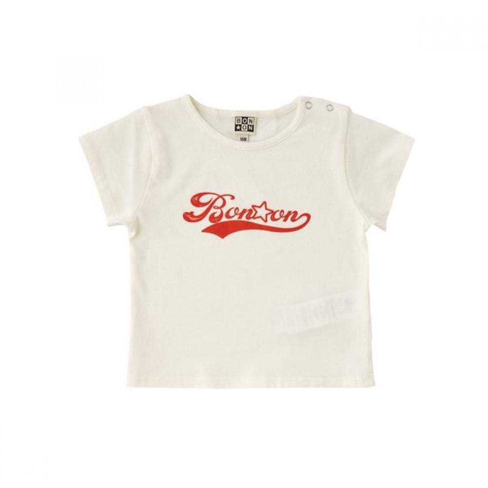 BonTon Baby Wh BonTon Logo T shirT 7617T L32 02 WH/18M