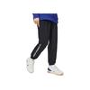 Li Ning Badfive Womens Series Logo Print Elastic Waist Cuffed Casual Pants Women bottoms Black AKLS636-6