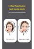 Rotatable LED Tri-Light Double-Sided Makeup Mirror for Desktops & Beauty Salons