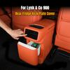 For Lynk & Co 900 Rear Fridge Kick Plate Cover Anti-Kick Panel Protector Car Scratch-Resistant Rear AC Vent Contral Screen Frame