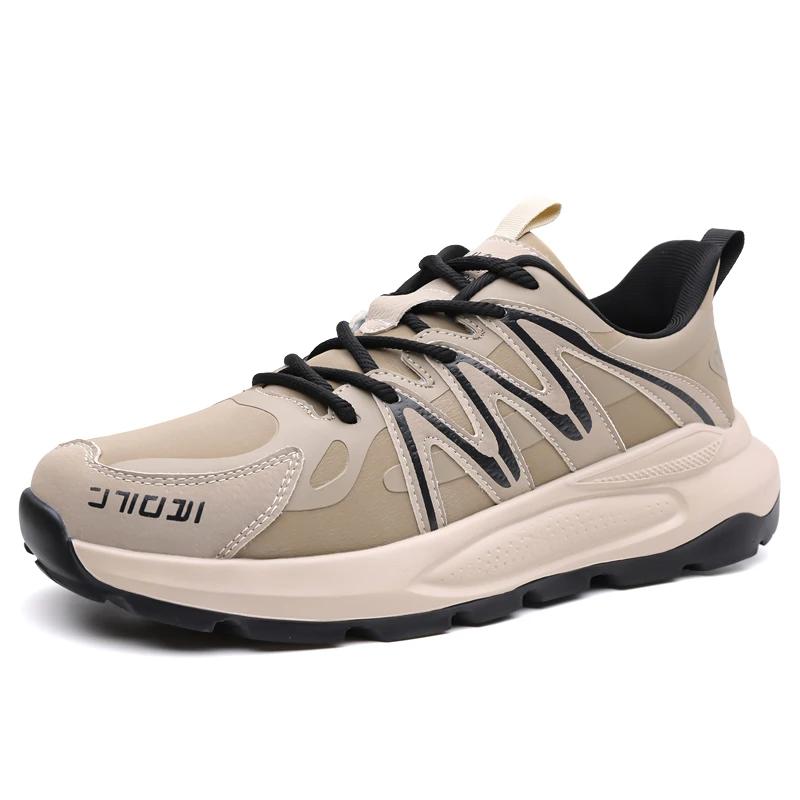 

New Fashionable Men s Casual Sports Shoes Lightweight and Anti Slip Fashionable and Versatile Men s Outdoor Travel Shoes 39