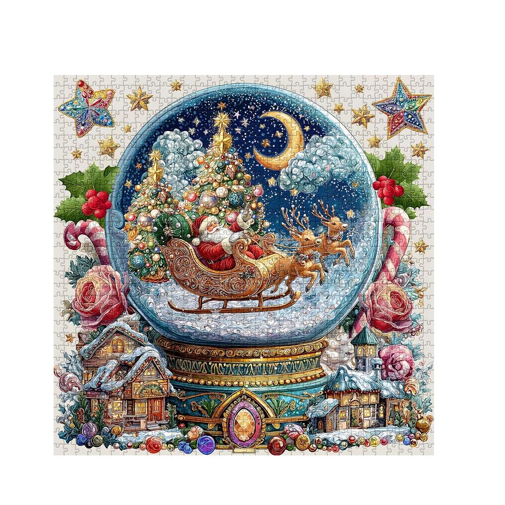 Christmas Crystal Puzzle Is Suitable As A Christmas Gift For Children To Give Them A Surprise