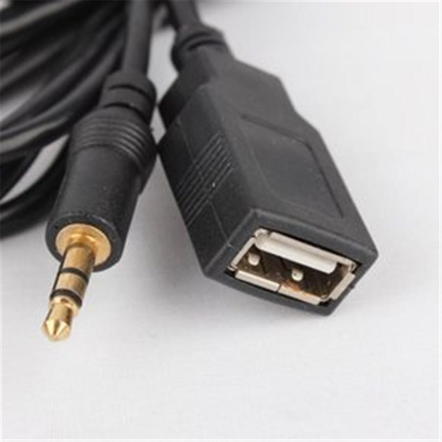 Car USB in Adapter Stereo Digital CD Changer 3.5mm AUX Interface 12V For Honda