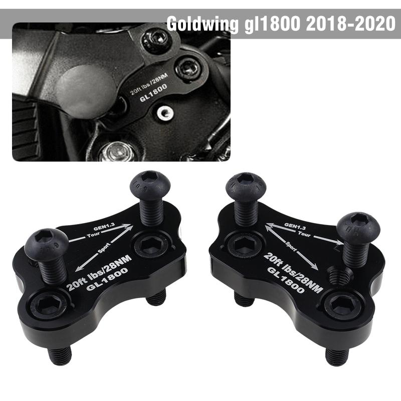 Motorcycle Handlebar Risers For Honda Goldwing GL1800 Gold Wing GL 1800 2018-   Handle Bar Mount Clamp Bar Clamps