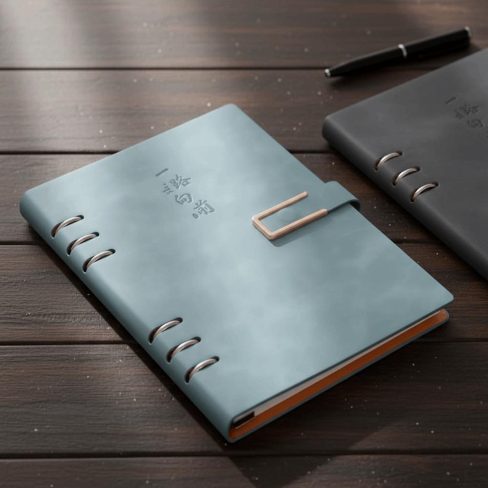 200 Pages A5 Notebook 100 Sheets Refillable Notebook Journal Writing Diary Conference